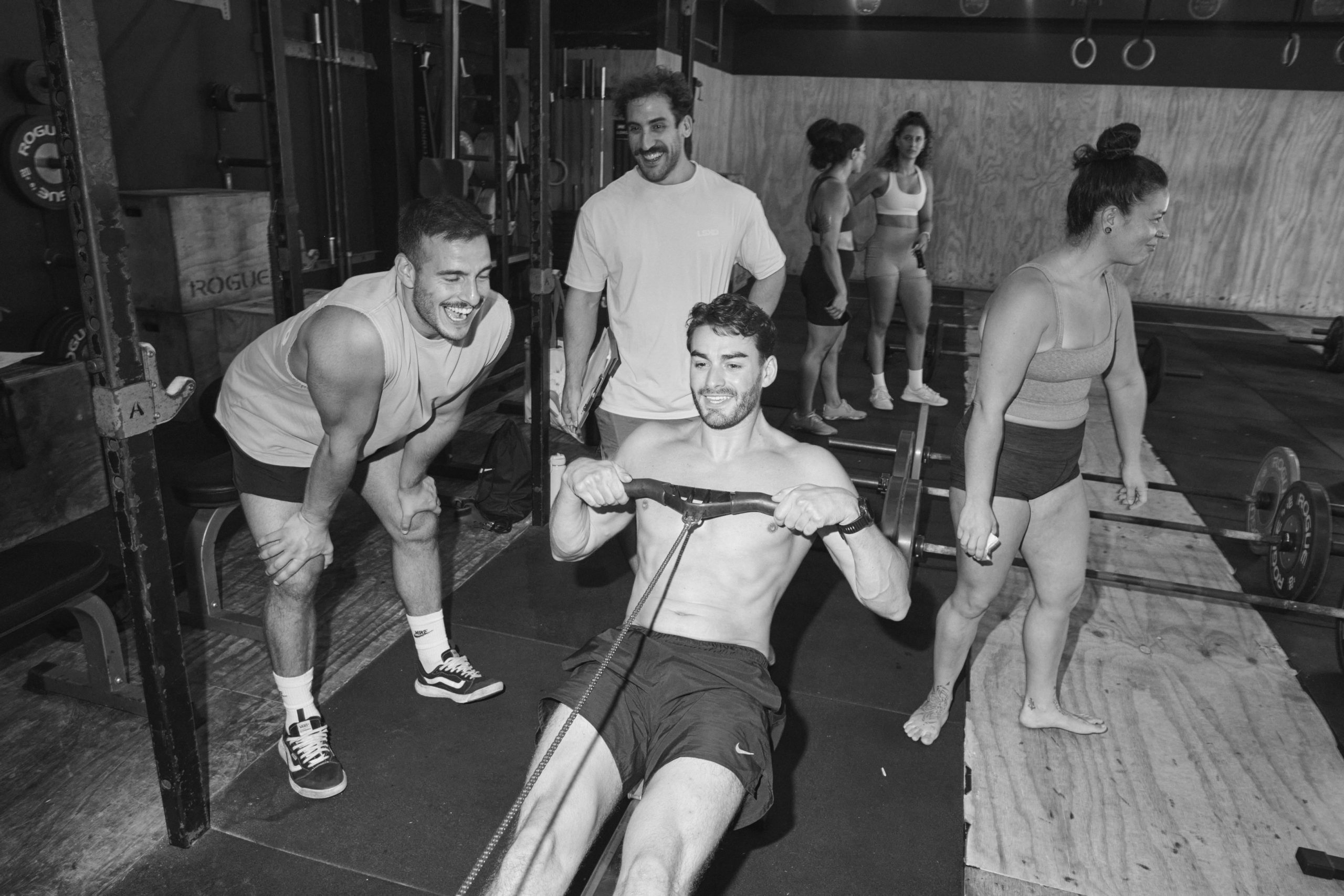 CrossFit Bondi – Community-Driven Functional Fitness for All Levels CrossFit Bondi coaches supporting a member during a group training session in Sydney