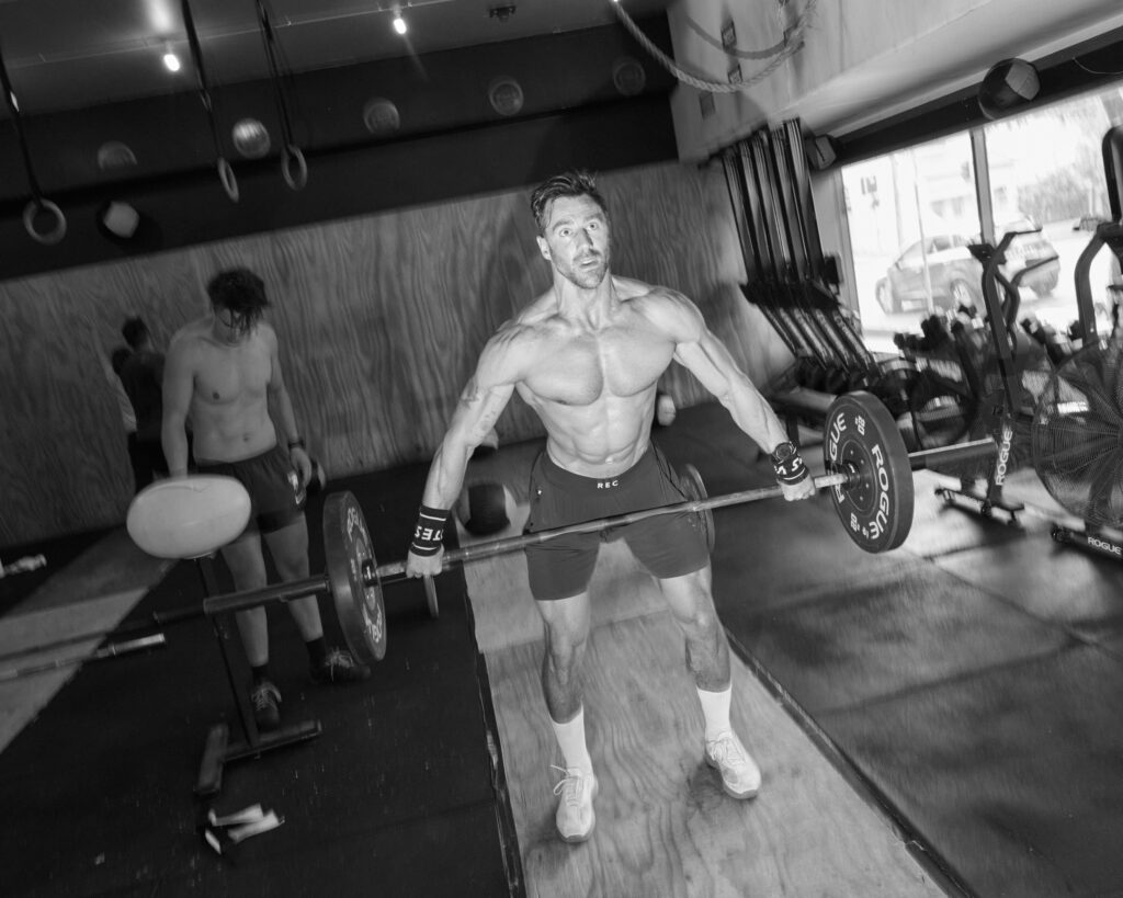 Barbell strength session at CrossFit Bondi